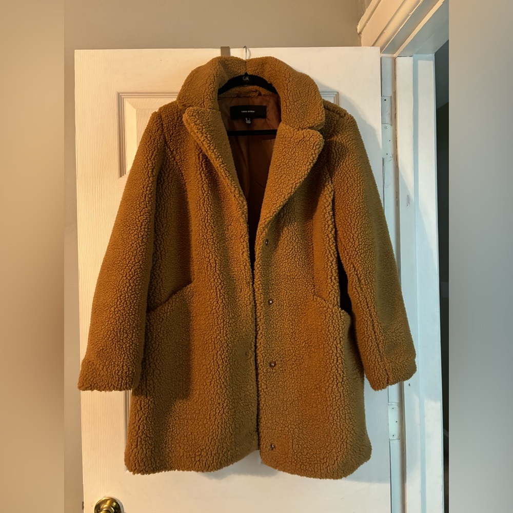 Women’s teddy bear coat (size large)
